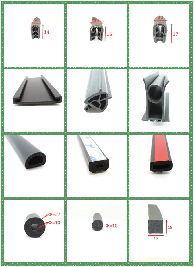 Grey Color Silicone Solid Rubber Seal for Door and Window